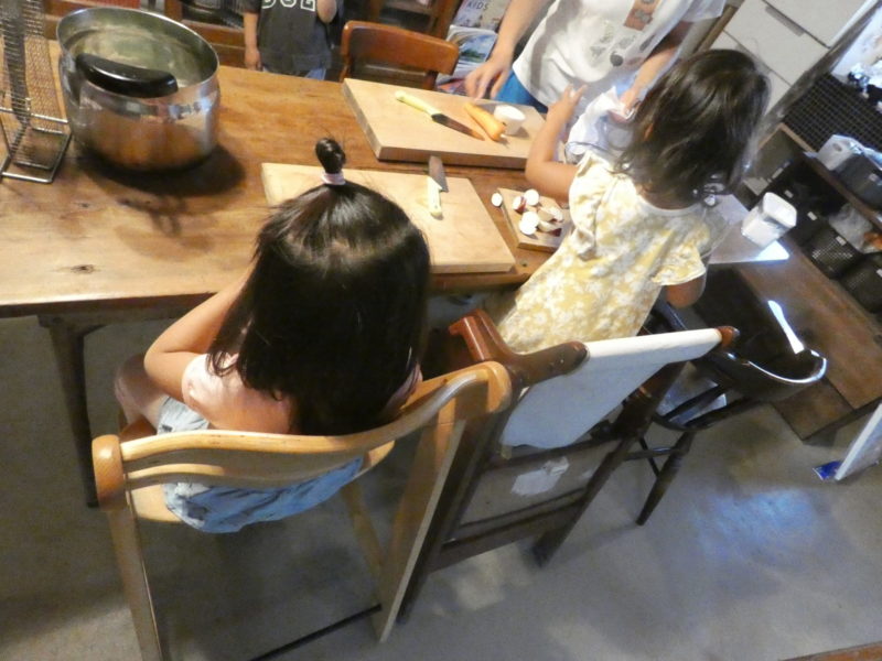 御飯作り
