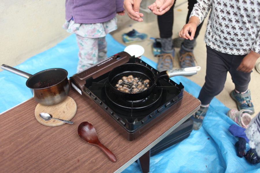 むかごの素揚げ